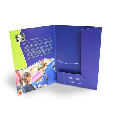 custom a4 presentation folders with pockets